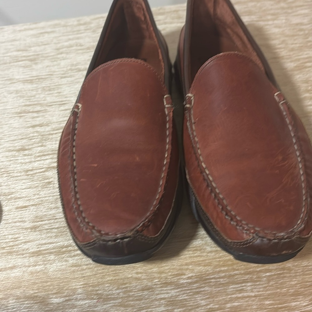 Allen Edmonds Brown Leather Driving Shoes Loafers